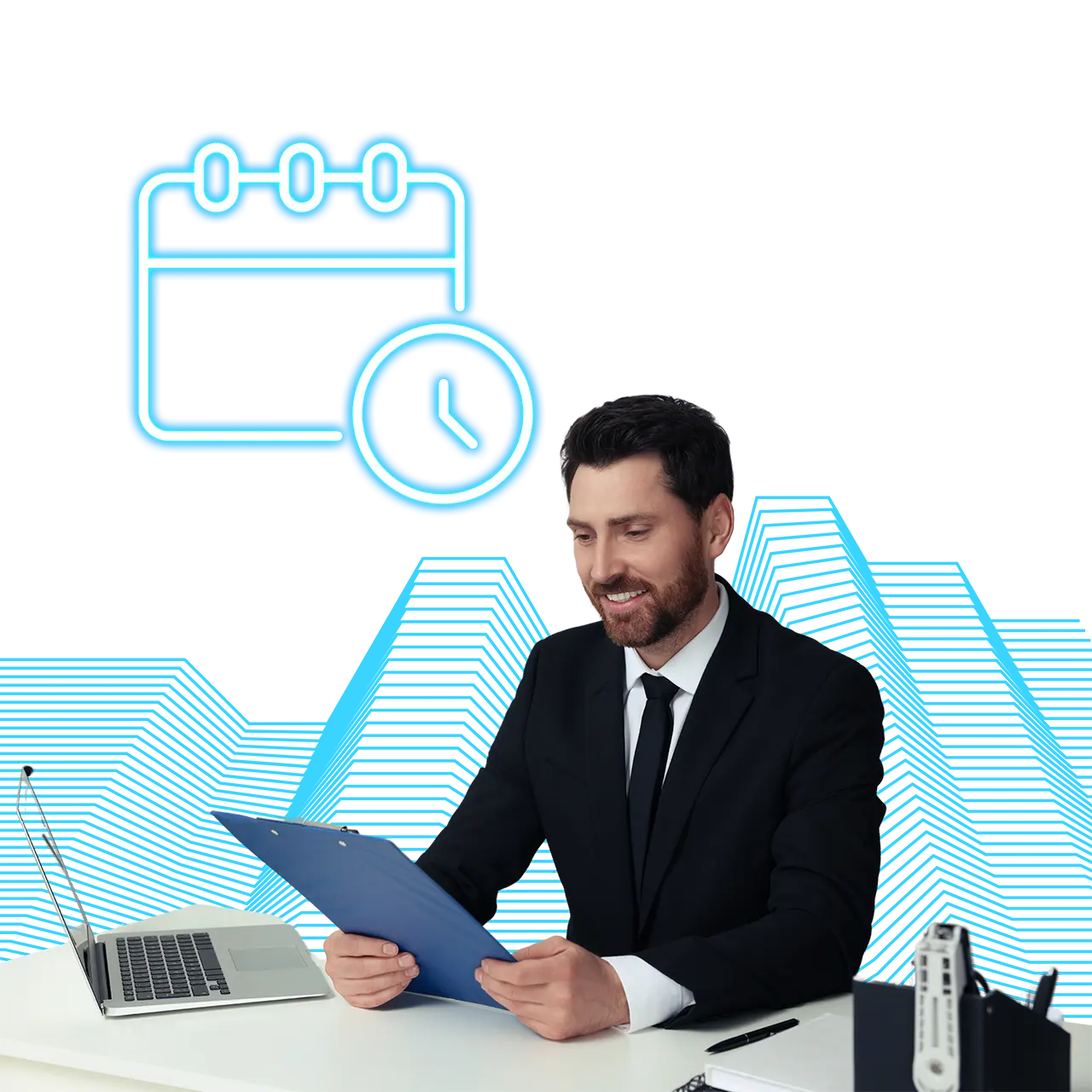 Person with laptop