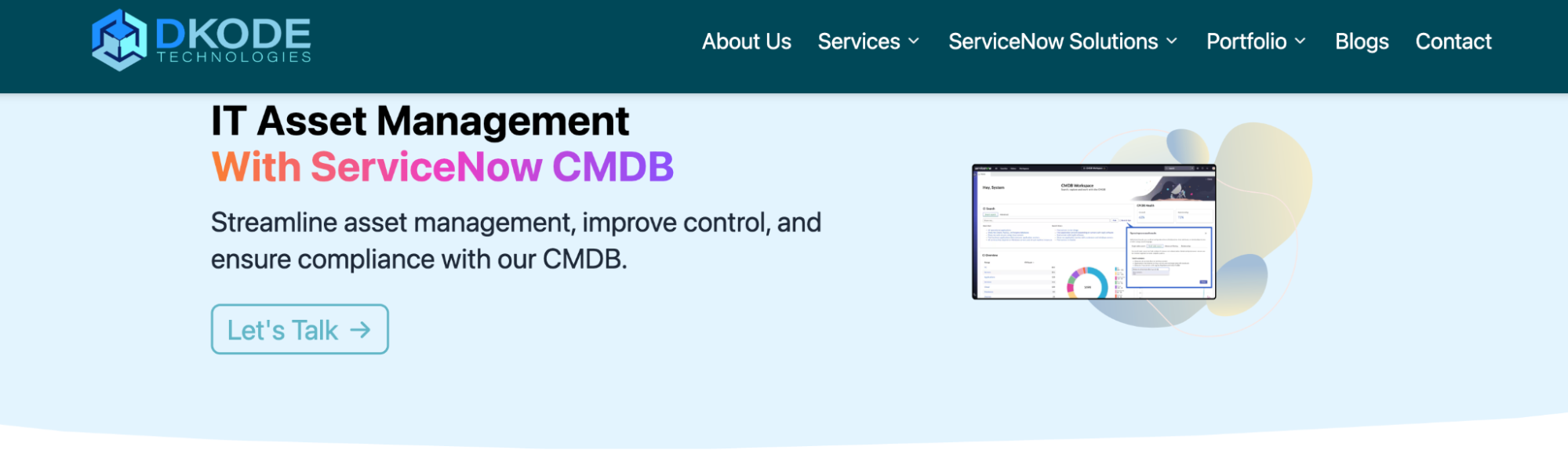 How does DKode Technologies Utilize ServiceNow CMDB to Deliver Real Results?